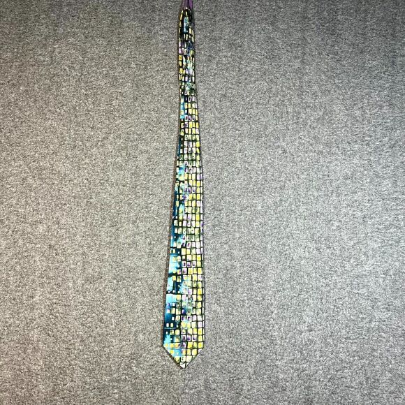 J. Garcia New York At Night Collection Sixty 100% Silk Mens Neck Tie Jerry - Picture 1 of 6